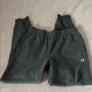 Champion Kids Charcoal Gray Fleece Sweatpants